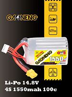 Аккумулятор Li-po Gaoneng GNB 1550mah 4S1P 14.8V 100C 35x34x73mm XT60