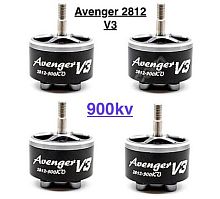 FPV мотор двигатель для дрона Brother Hobby Avenger 2812 V3 900KV для FPV квадракоптера (4шт)