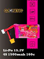 Аккумулятор Li-po Gaoneng GNB 1400mah 4S1P 14.8V 160C 27x38x81mm