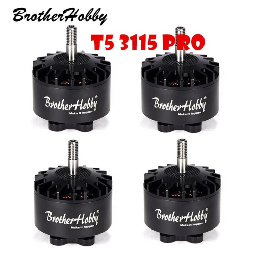 FPV мотор двигатель для дрона BrotherHobby Tornado T5 3115 Pro 1050kv для FPV квадракоптера (4шт)