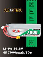 Аккумулятор Li-po Gaoneng GNB 7000mah 4S1P 14.8V 70C 43x44x139mm XT60