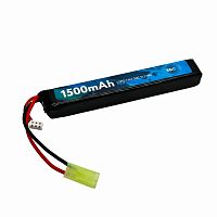 Аккумулятор LiPo B&C 1500 MAH 7.4V (2s) 30C, Mini Tamiya, Soft case