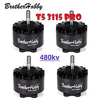 FPV мотор двигатель для дрона BrotherHobby Tornado T5 3115 Pro 480kv для FPV квадракоптера (4шт)
