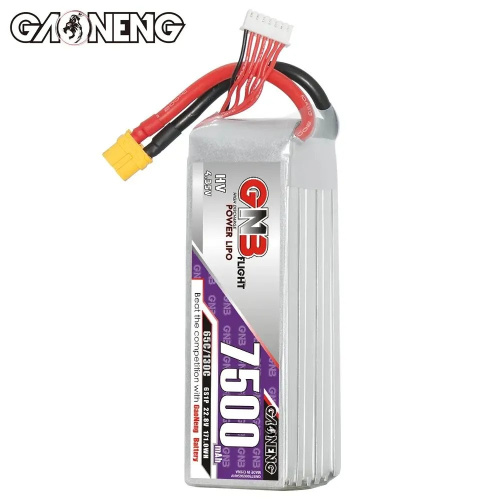 Аккумулятор Li-po Gaoneng GNB 7500mah 6S1P 22.8V HV 65C 60x44x142mm фото 2