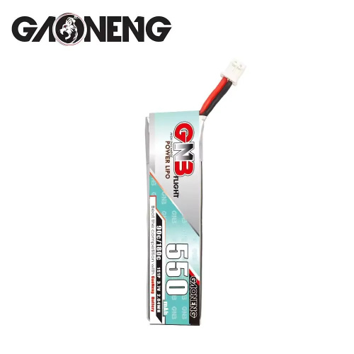 Аккумулятор Li-Po Gaoneng GNB 550mah 1S1P 3.7V 90C PH2.0 6x18x66mm фото 3