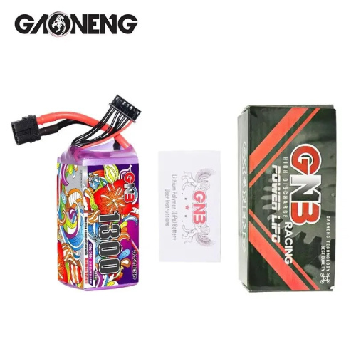 Аккумулятор Li-po Gaoneng GNB 1300mah 6S1P 22.8V HV 120C 34x38x80mm фото 5