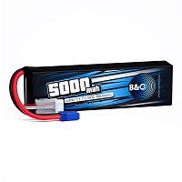 Аккумулятор Li-po B&C 5000 MAH 11.1V (3s) 90C, EC5, Soft case