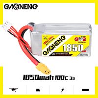 Аккумулятор Li-po GNB 1850mah 3S1P 11.1V 100C 29x34x75mm XT60