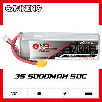 Аккумулятор Li-po Gaoneng GNB 5000mah 3S1P 11.1V 50C 30x44x139mm XT60