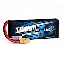 Аккумулятор Li-po B&C 10000 MAH 11.1V (3s) 90C, XT90S, Soft case