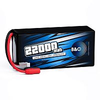 Аккумулятор Li-po B&C 22000 MAH 22.2V (6s) 25C, AS150, Soft case (для FPV-UAV дронов)