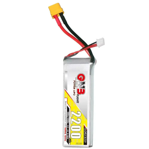 Аккумулятор Li-po Gaoneng GNB 2200mah 2S1P 7.4V 100C 17x34x104mm XT60 фото 4