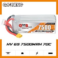 Аккумулятор Li-po Gaoneng GNB 7500mah 6S1P 22.8V HV 70C 60x44x141mm XT60