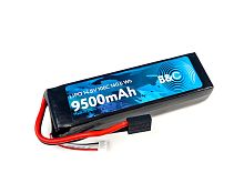 Аккумулятор LiPo B&C - 14.8v 9500mAh 100C (4S, Softcase, разъём TRX)