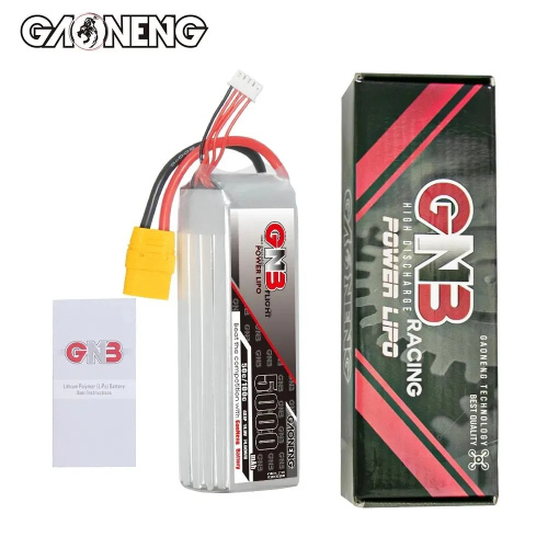 Аккумулятор Li-po Gaoneng GNB 5000mah 4S1P 14.8V 50C 38x44x139mm фото 6