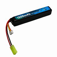 Аккумулятор LiPo B&C 1500 MAH 11.1V (3s) 30C, Mini Tamiya, Soft case