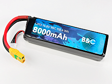 Аккумулятор LiPo B&C - 14.8v 8000mAh 90C (4S, Softcase, разъём XT-90)