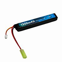 Аккумулятор LiPo B&C 1350 MAH 7.4V (2s) 30C, Mini Tamiya, Soft case