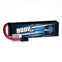 Аккумулятор Li-po B&C 8000 MAH 11.1V (3s) 90C, TRX, Soft case