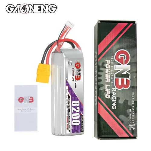 Аккумулятор Li-po Gaoneng GNB 8200mah 4S1P 15.2V HV 65C 46x44x140mm фото 6