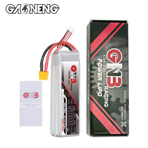 Аккумулятор Li-po Gaoneng GNB 5000mah 3S1P 11.1V 50C 30x44x139mm XT60 фото 5