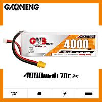 Аккумулятор Li-po GNB 4000mah 2S1P 7.4V 70C 14x43x135mm XT60