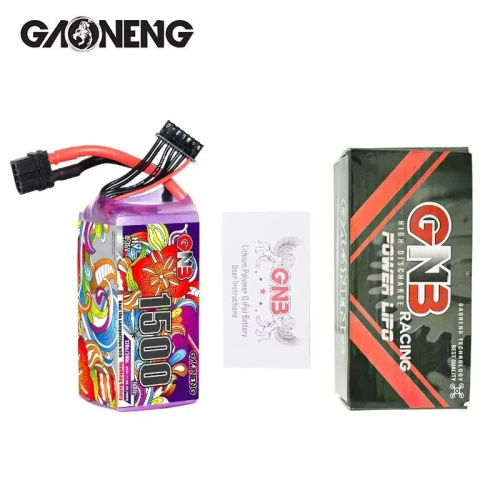 Аккумулятор Li-po Gaoneng GNB 1500mah 6S1P 22.8V HV 120C 38x38x79mm фото 5
