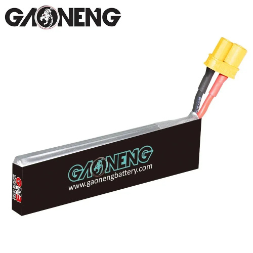 Аккумулятор Li-po Gaoneng GNB 550mah 1S1P 3.7V 90C XT30 6x18x66mm фото 3