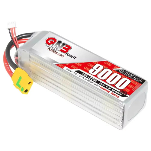Аккумулятор Li-po GNB 9000mah 3S2P 11.1V 110C 39x49x159mm XT60 фото 3