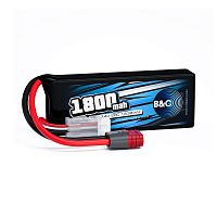 Аккумулятор Li-po B&C 1800 MAH 7.4V (2s) 20C, T-plug, Soft case