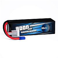 Аккумулятор Li-po B&C 8000 MAH 22.2V (6s) 90C, EC5, Soft case (для FPV дронов)