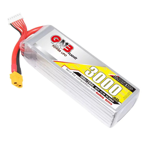 Аккумулятор Li-po Gaoneng GNB 3000mah 6S1P 22.2V 100C 32x44x138mm XT60 фото 2