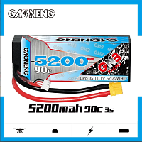 Аккумулятор Li-po Gaoneng GNB 5200MAH 11.1V 3S1P 90C 38x48x139mm XT60