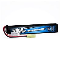 Аккумулятор для страйкбола Li-po B&C 1500 MAH 7.4V (2s) 30C, Mini Tamiya, Soft case