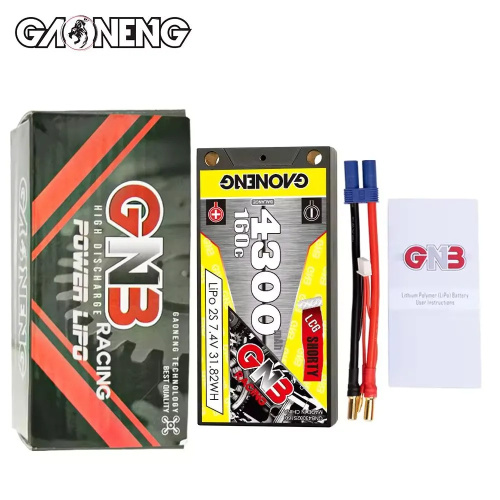 Аккумулятор Li-po Gaoneng GNB 4300MAH 7.4V 2S1P 160C HV 18.5x47x96mm фото 6