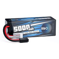 Аккумулятор Li-po B&C 5000 MAH 14.8v (4s) 50C, TRX, Hard case