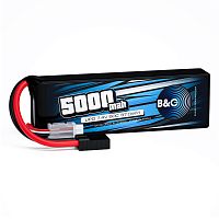 Аккумулятор Li-po B&C 5000 MAH 7.4v (2s), 50C, TRX, Soft case