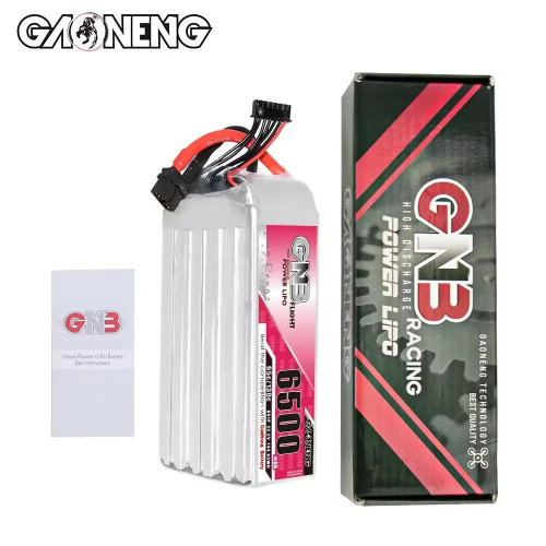 Аккумулятор Li-po Gaoneng GNB 6500mah 6S1P 22.2V 65C 68x44x142mm XT60 фото 5