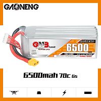 Аккумулятор Li-po Gaoneng GNB 6500mah 6S1P 22.8V HV 70C 52x44x141mm XT60