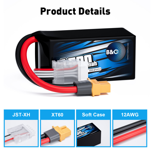 Аккумулятор Li-po B&C 1500 MAH 14.8v (4s) 120C, XT60, Soft case фото 4