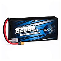 Аккумулятор Li-po B&C 22000 MAH 14.8V (4s) 90C, XT60, Soft case