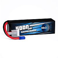 Аккумулятор Li-po B&C 5000 MAH 22.2V (6s) 90C, EC5, Soft case (Для Arrma моделей)