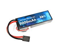 Аккумулятор LiPo B&C - 7.4v 5000mAh 50C (2S, Hardcase, разъём TRX)