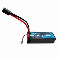 Аккумулятор LiPo B&C 6000 MAH 11.1v (3s) 90C, 5mm + TRX, Hard case