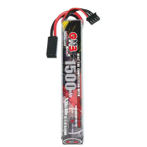Аккумулятор для страйкбола Li-po Gaoneng GNB 1500MAH 3S1P 11.1V 30C 19x21x130mm Mini Tamiya фото 3