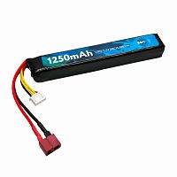 Аккумулятор LiPo B&C 1250 MAH 11.1V (3s) 30C, T-plug, Soft case