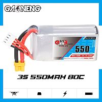 Аккумулятор Li-po Gaoneng GNB 550mah 3S1P 11.1V 80C 17x31x58mm XT30