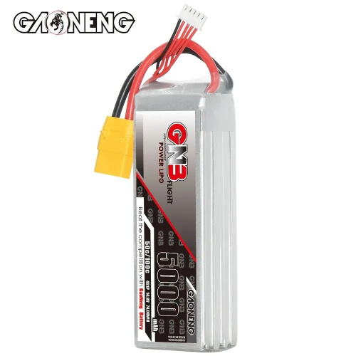 Аккумулятор Li-po Gaoneng GNB 5000mah 4S1P 14.8V 50C 38x44x139mm фото 2