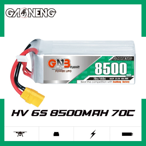 Аккумулятор Li-po Gaoneng GNB 8500mah 6S2P 22.2V 68x45x144mm XT60