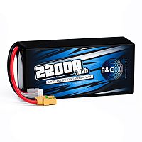 Аккумулятор Li-po B&C 22000 MAH 22.2V (6s) 25C, XT90S, Soft case (для FPV-UAV дронов)